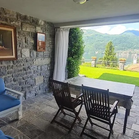 Appartamento With Garden, View Of Como, Lierna